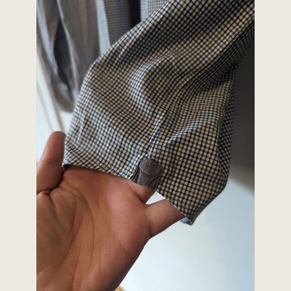 TODD SNYDER - Classic check shirt - Sz 15.5 - Picture 5 of 9